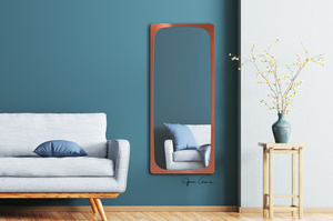 Prostokątne lustro FELONI / rama dostępna w 4 kolorach