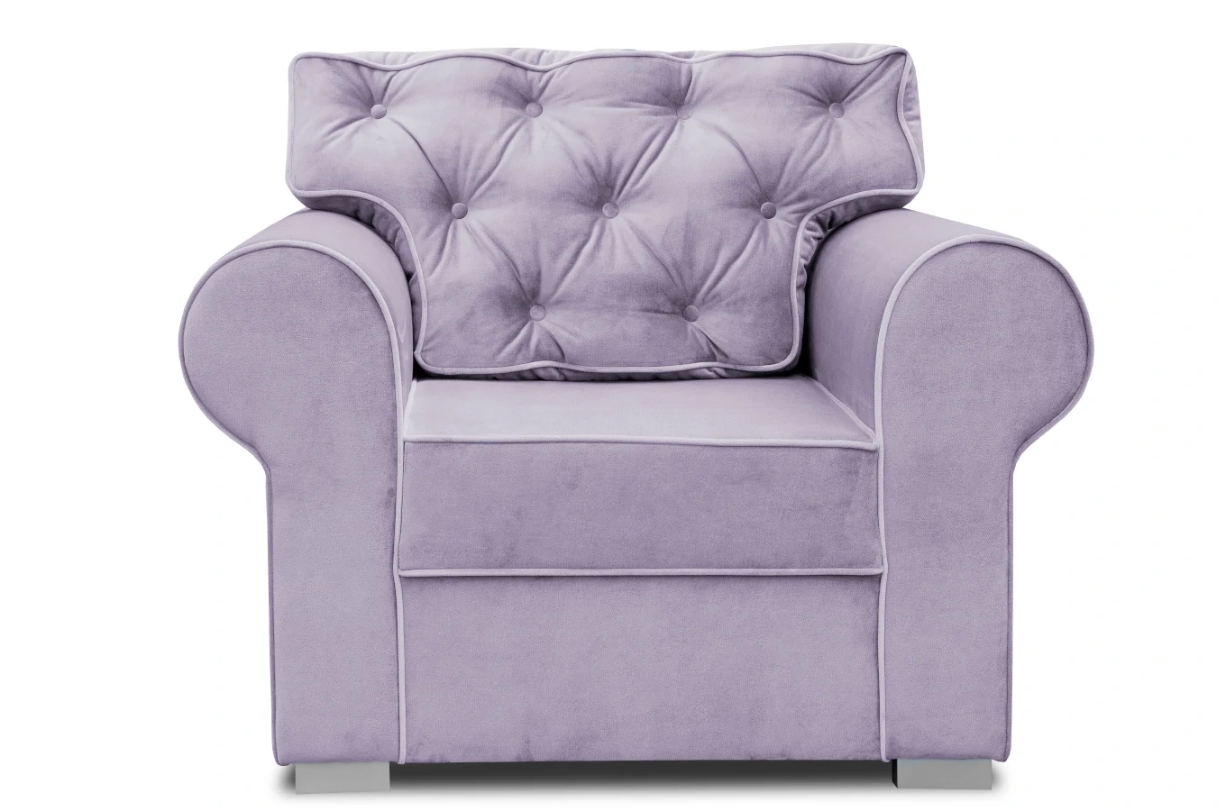 Elegancki fotel ROSIE z pikowanym oparciem