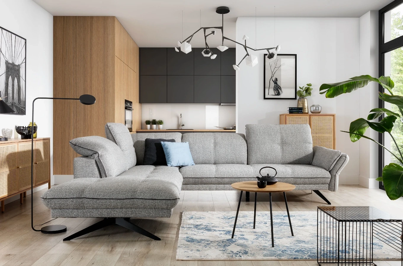 Nowoczesny narożnik SEWILLA XL