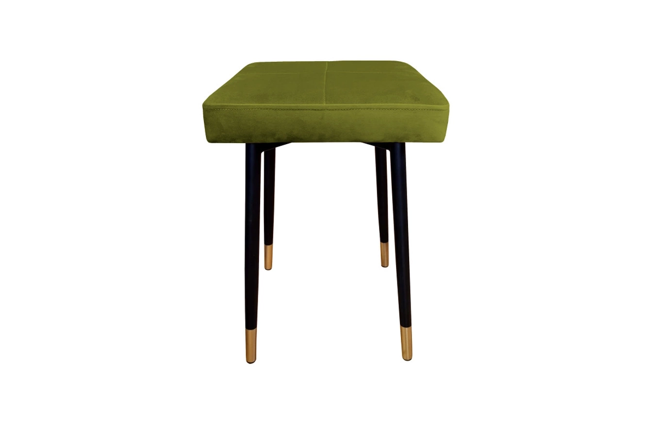 Tapicerowany taboret QUINTO na metalowych nogach / kolor tkaniny + podstawy do wyboru!