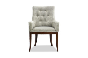 Eleganckie krzesło tapicerowane 749 z pikowanym oparciem