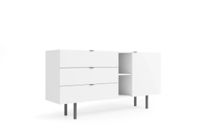 Nowoczesna biała komoda z szufladami Skandica MYWAY / szer. 160 cm