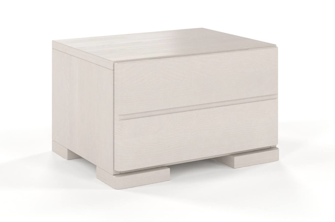 Drewniana szafka nocna sosnowa Visby Sandemo 1S / szer. 40 cm