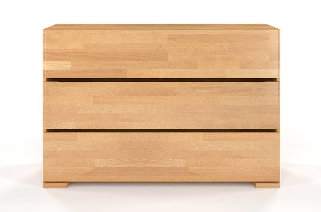 Drewniana komoda bukowa Visby Sandemo 3S / kolor biały