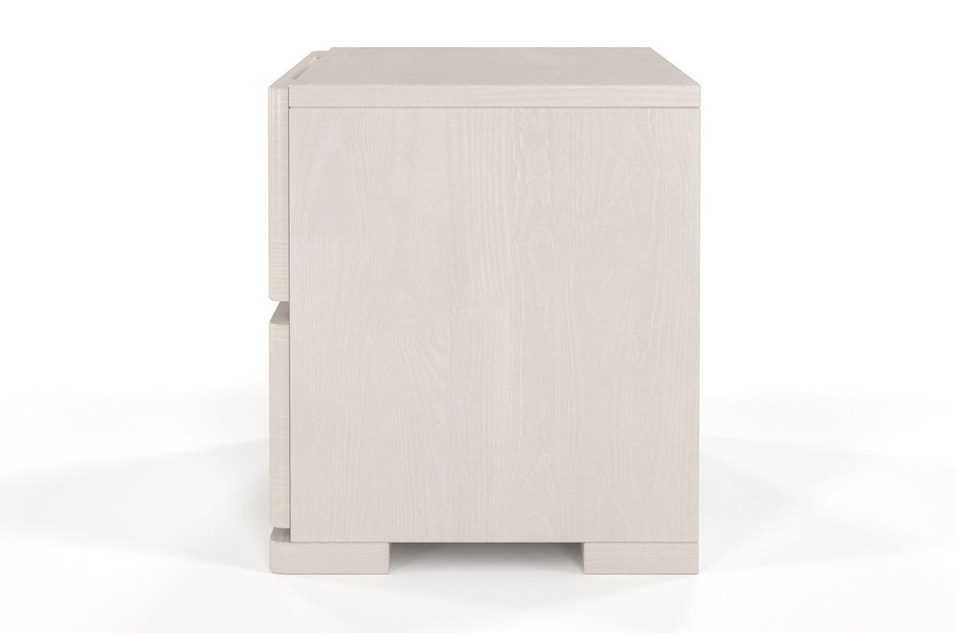 Drewniana szafka nocna sosnowa Visby Sandemo High 2S / szer. 40 cm