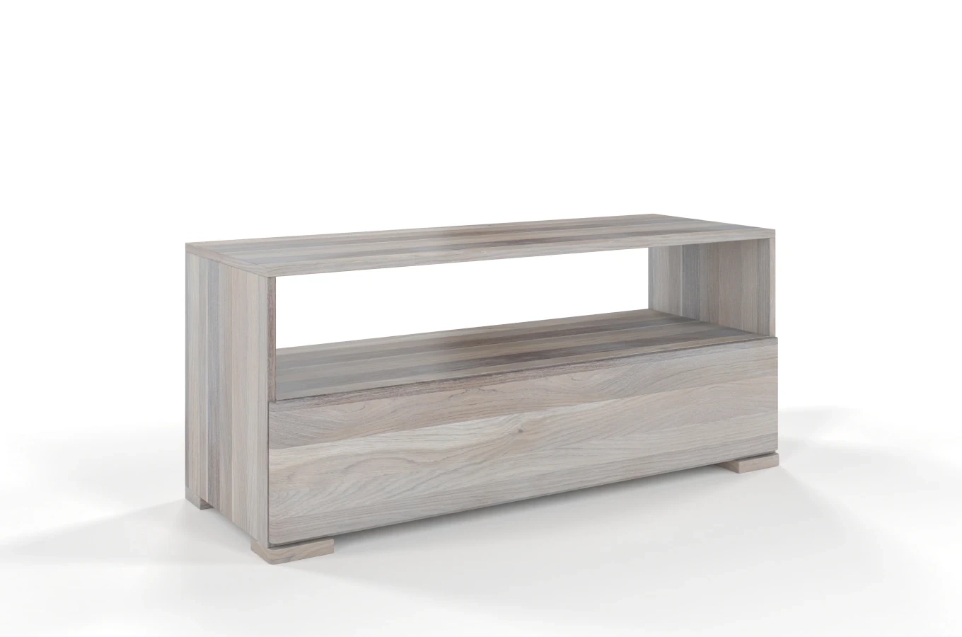 Drewniana szafka RTV dębowa Visby SANDEMO / szer. 120 cm