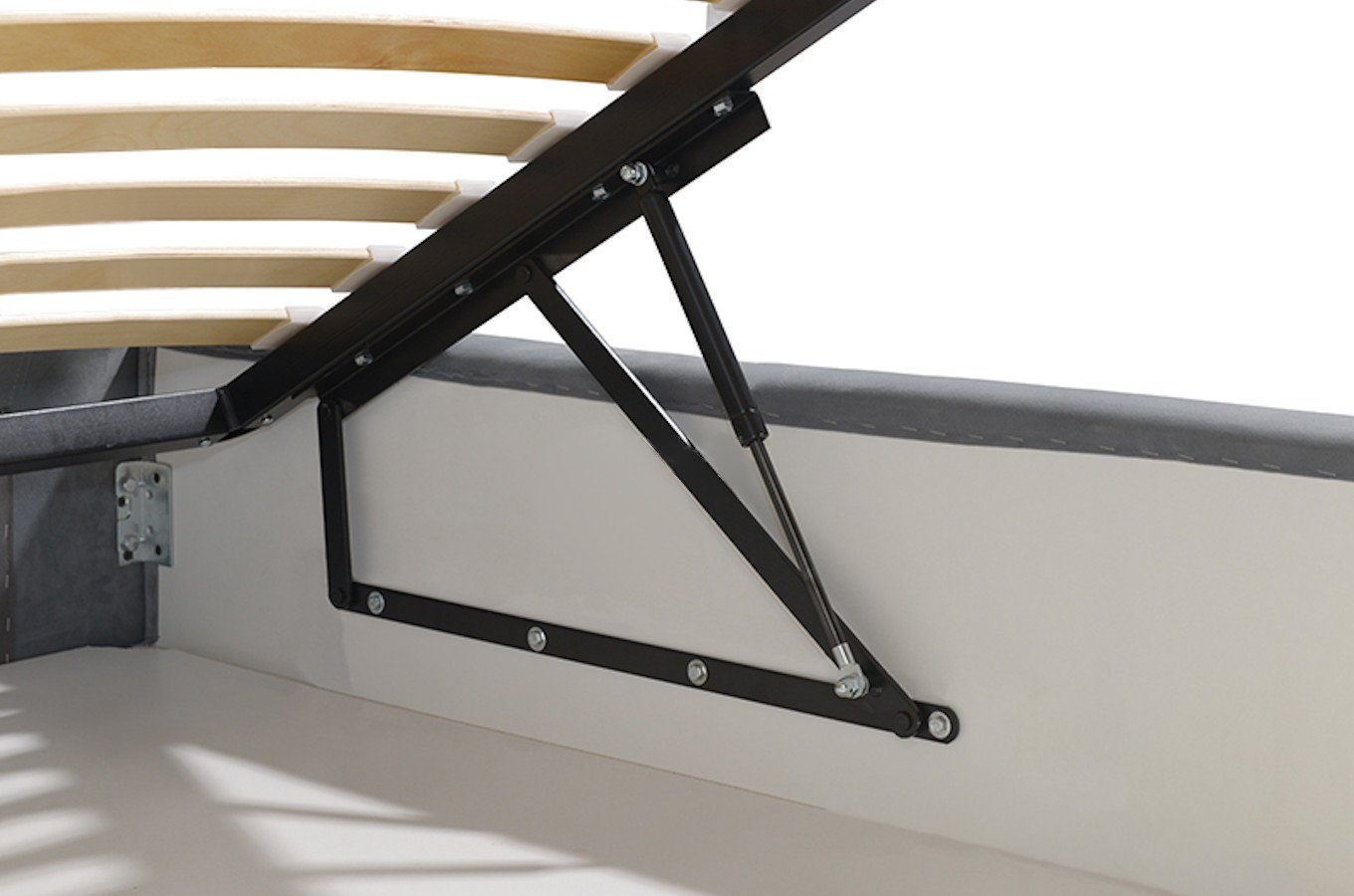 Łóżko tapicerowane do sypialni CAPRI - bez zagłówka