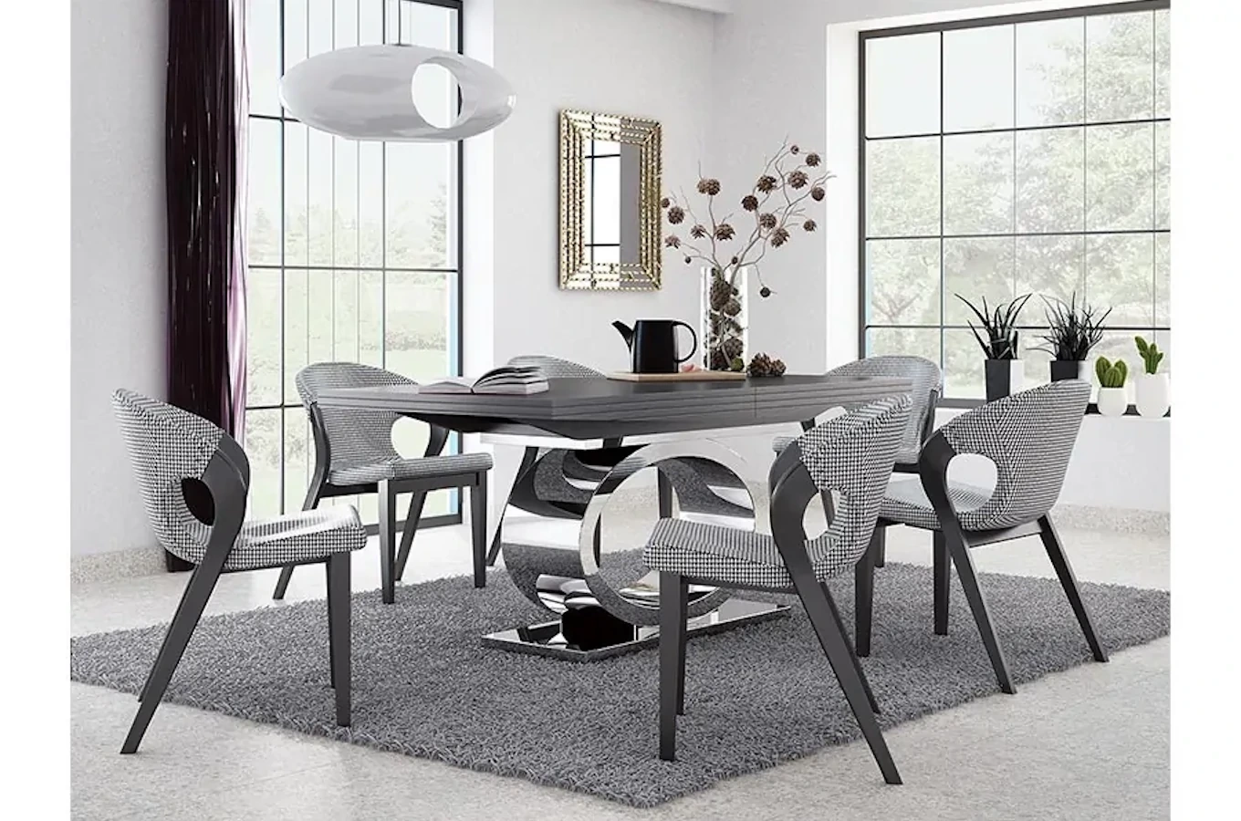 Eleganckie krzesło tapicerowane 877 w stylu retro