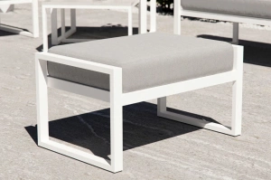 Tapicerowany puf do ogrodu MONACO