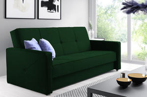 Elegancka sofa ALICJA z funkcją spania i pojemnikiem na pościel