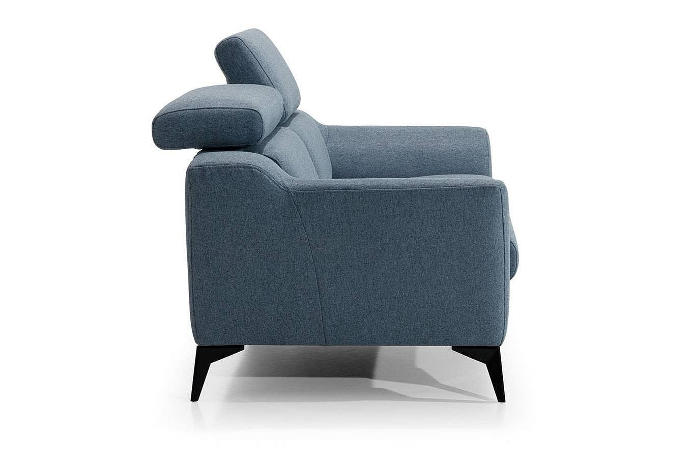 Elegancka, nowoczesna sofa SALVO I z ruchomymi zagłówkami