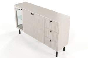 Komoda sosnowa Visby Norvik / szerokość 160 cm / kolor biały