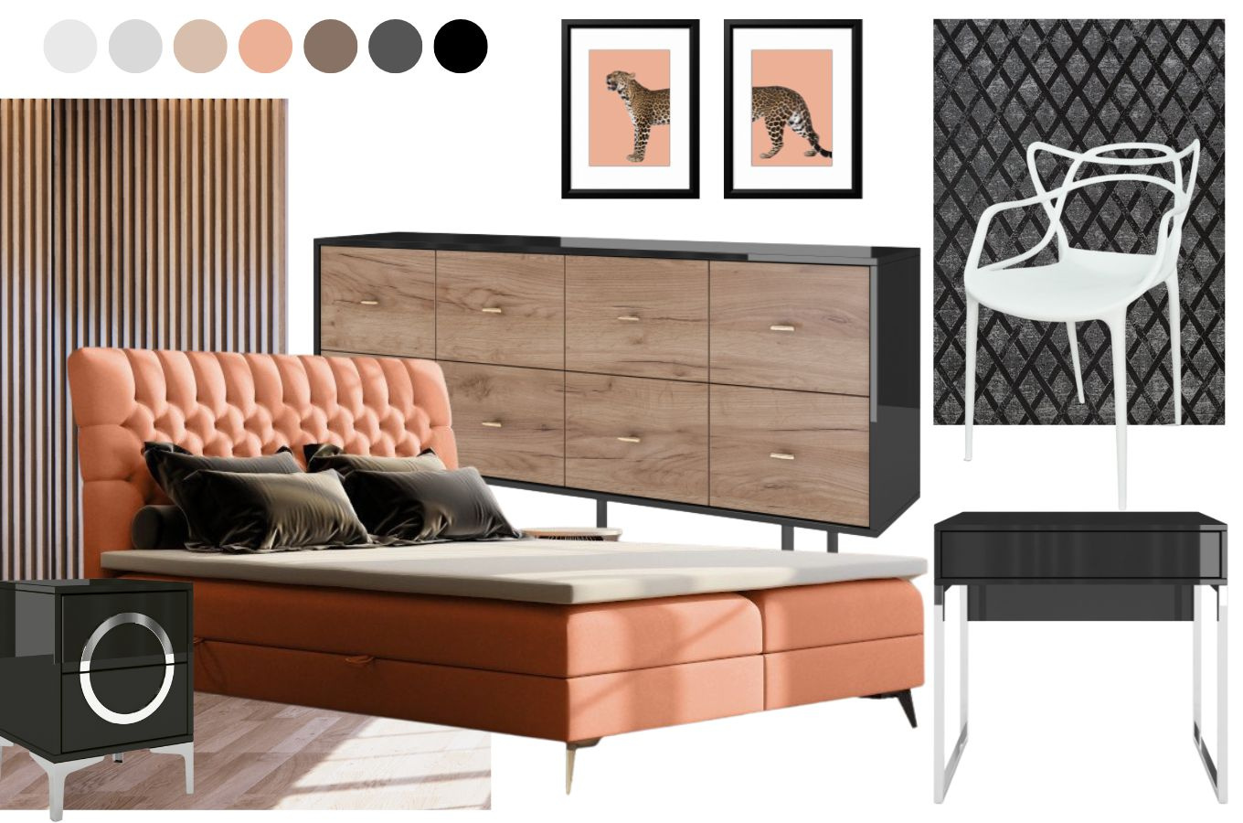 Elegancka komoda Skandica MAUD / szer. 163 cm