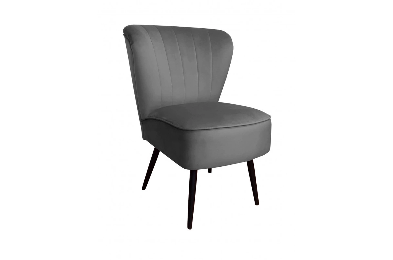 Tapicerowany fotel BOLSZEWIK na metalowych nogach