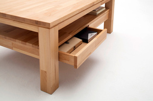 Drewniana bukowa ława GORDON / 115x70 cm