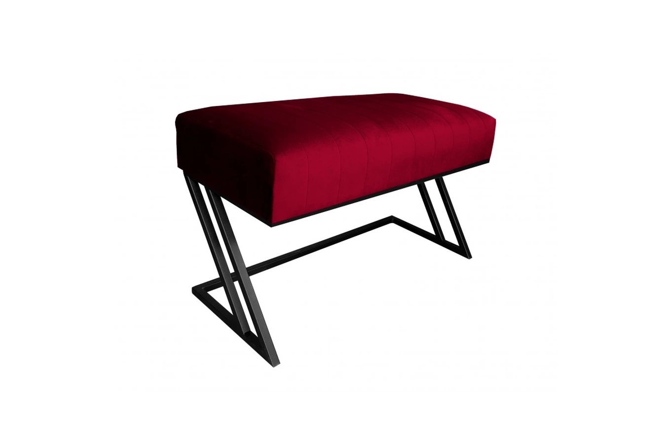 Tapicerowana ławka DIZI na metalowych nogach / kolor tkaniny + podstawy do wyboru!