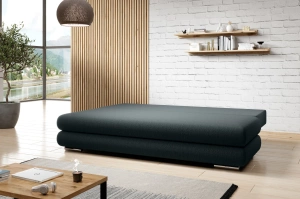 Kompaktowa sofa rozkładana FLAVIA z funkcją spania i pojemnikiem na pościel / szerokość 215 cm