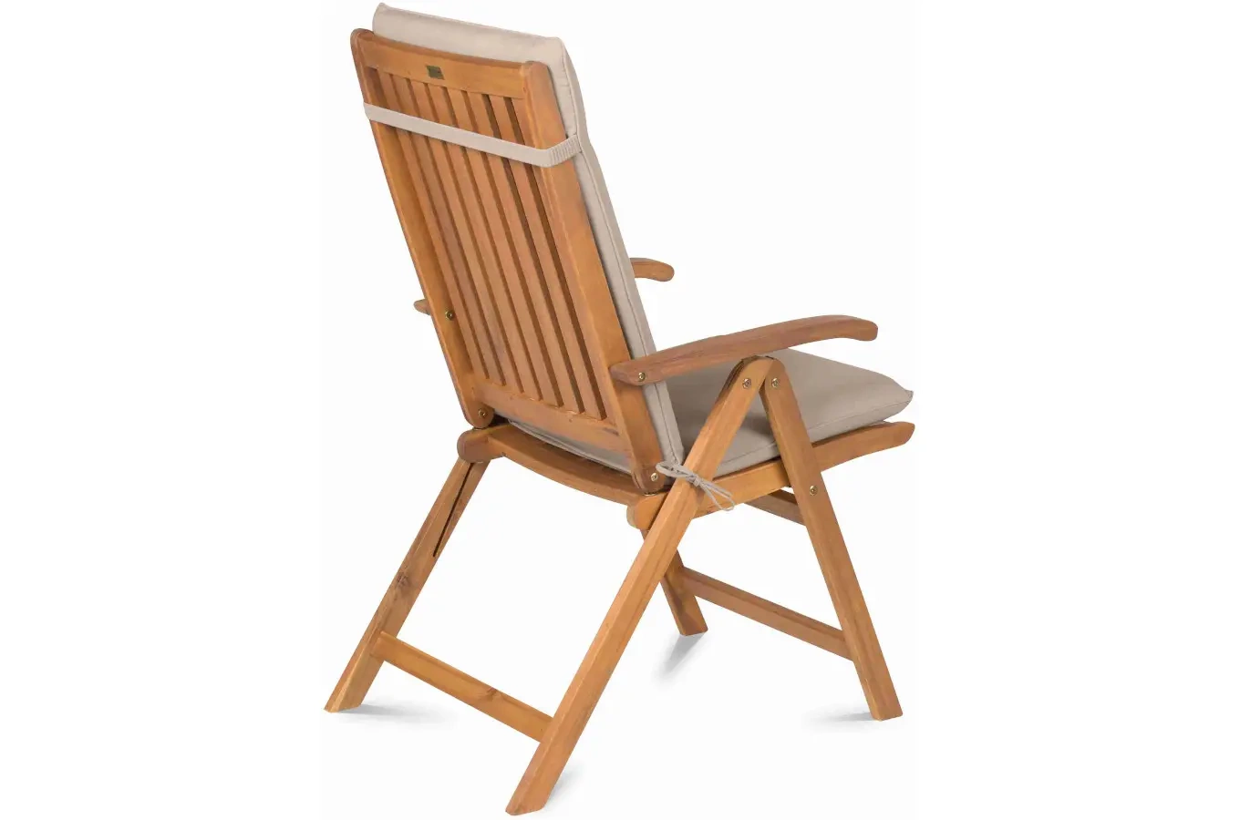 Drewniane składane krzesło ogrodowe SINTRA PLUS z podłokietnikami / zestaw 2 sztuk