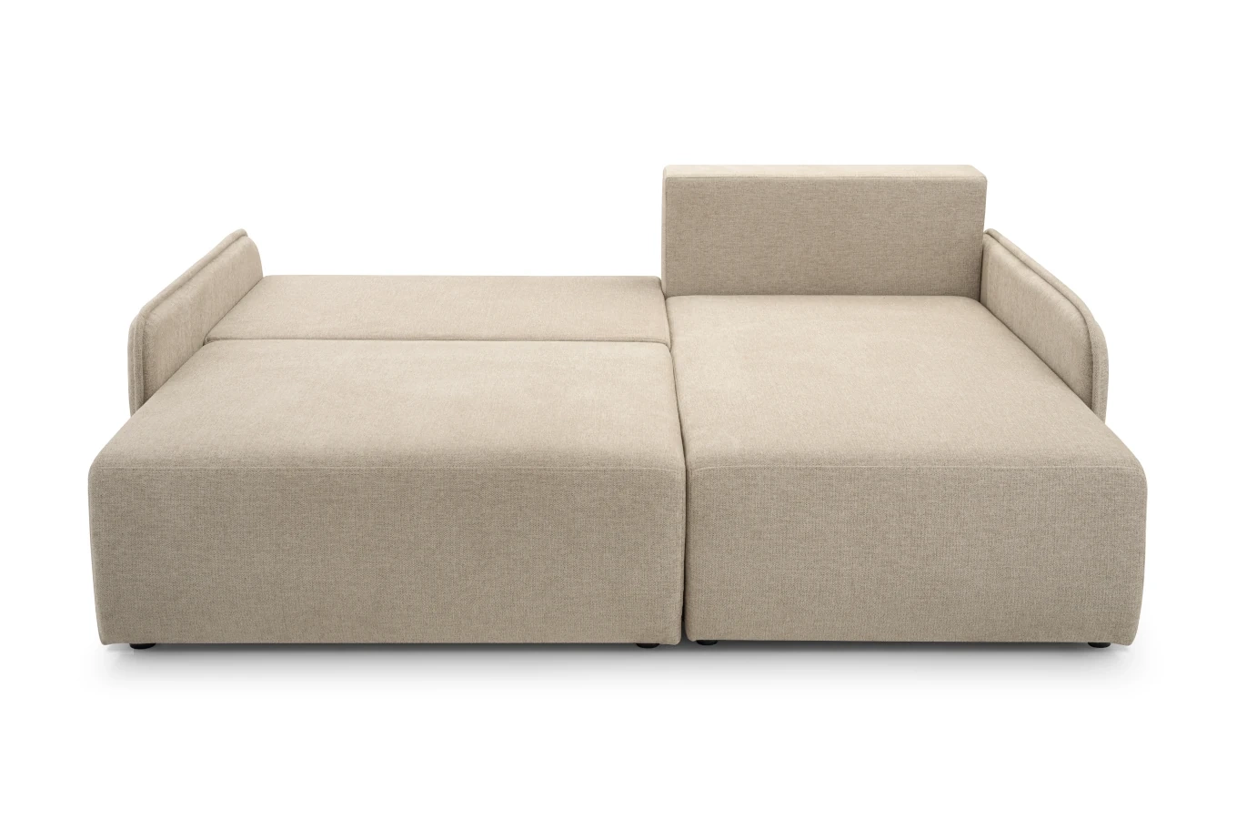 Nowoczesny rozkładany narożnik DIKSI z pojemnikiem na pościel