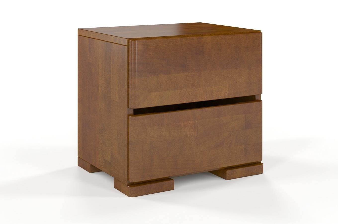 Drewniana szafka nocna bukowa Visby Sandemo High 2S / kolor naturalny