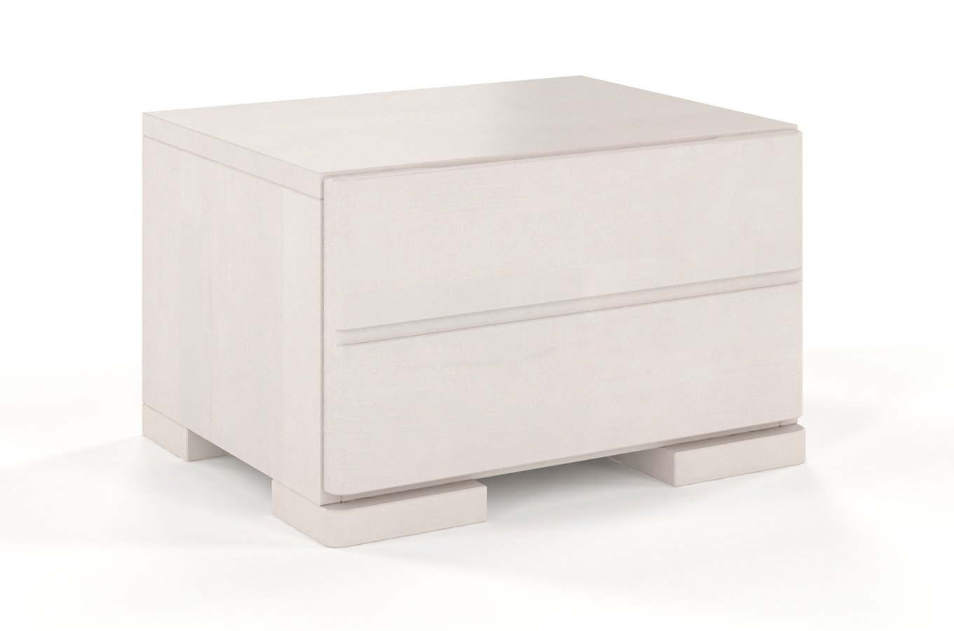 Drewniana szafka nocna bukowa Visby Sandemo 1S / szer. 40 cm