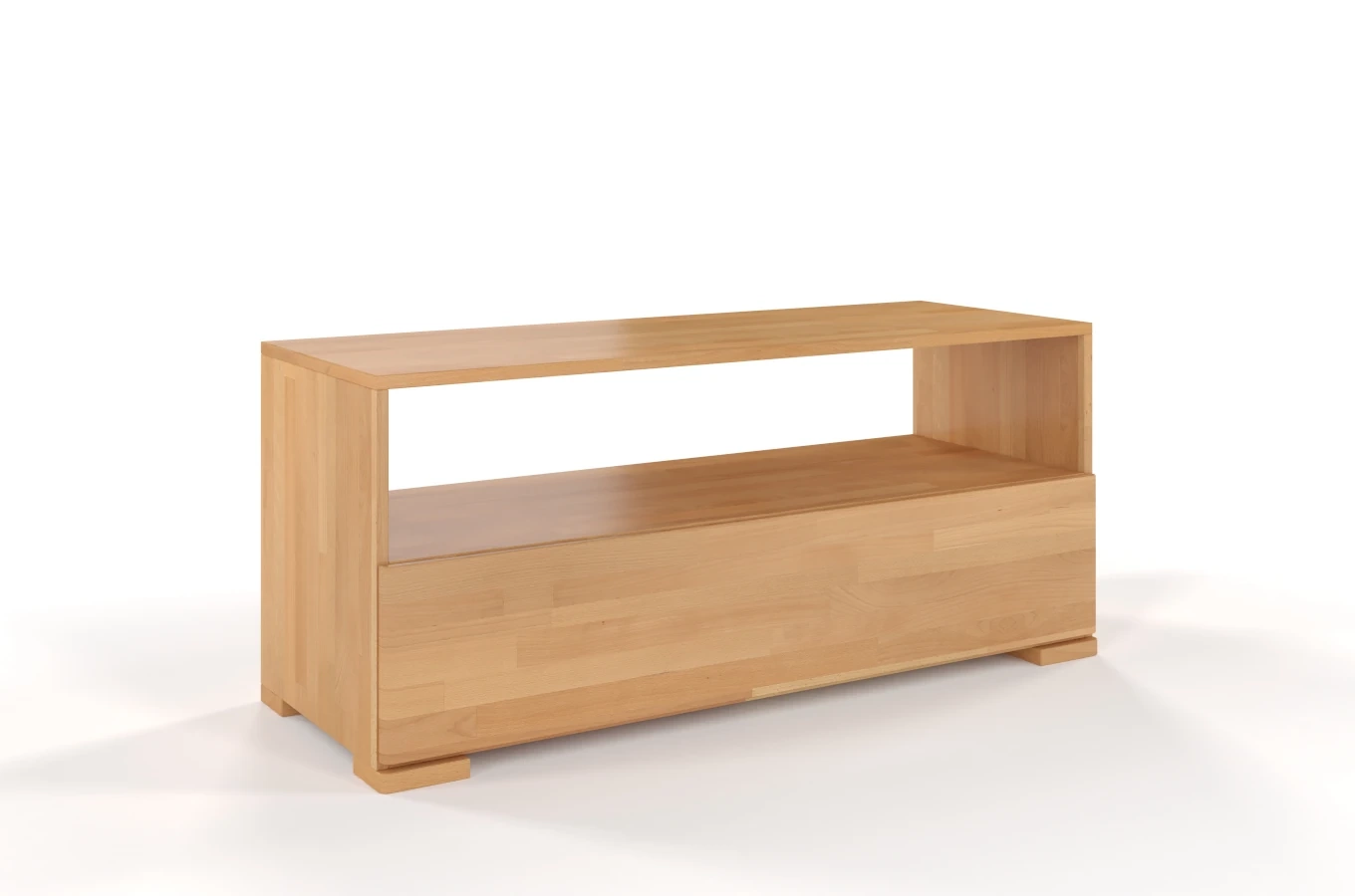 Drewniana szafka RTV bukowa Visby SANDEMO / szer. 120 cm