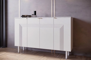 Biała komoda Dancan YOKO / szer. 156 cm