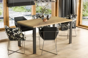 Nowoczesny rozkładany stół GARANT 130-265 x 80 cm (dąb nature)