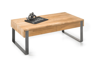 Drewniana dębowa ława CALGARY / 110x60 cm