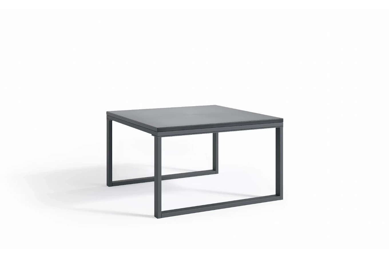 Zestaw 2 stolików do ogrodu MONACO z blatem imitującym beton