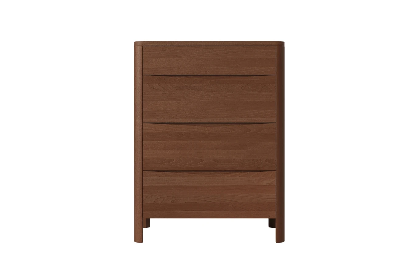 Drewniana komoda bukowa Visby MODENA 80 / kolor orzech