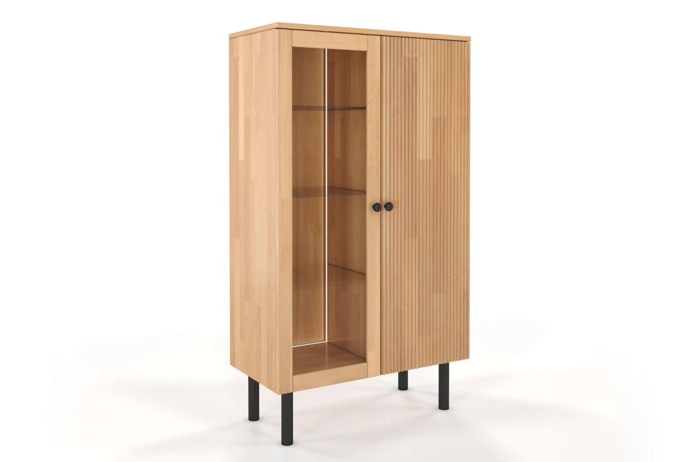 Witryna bukowa Visby NORVIK High / kolor naturalny