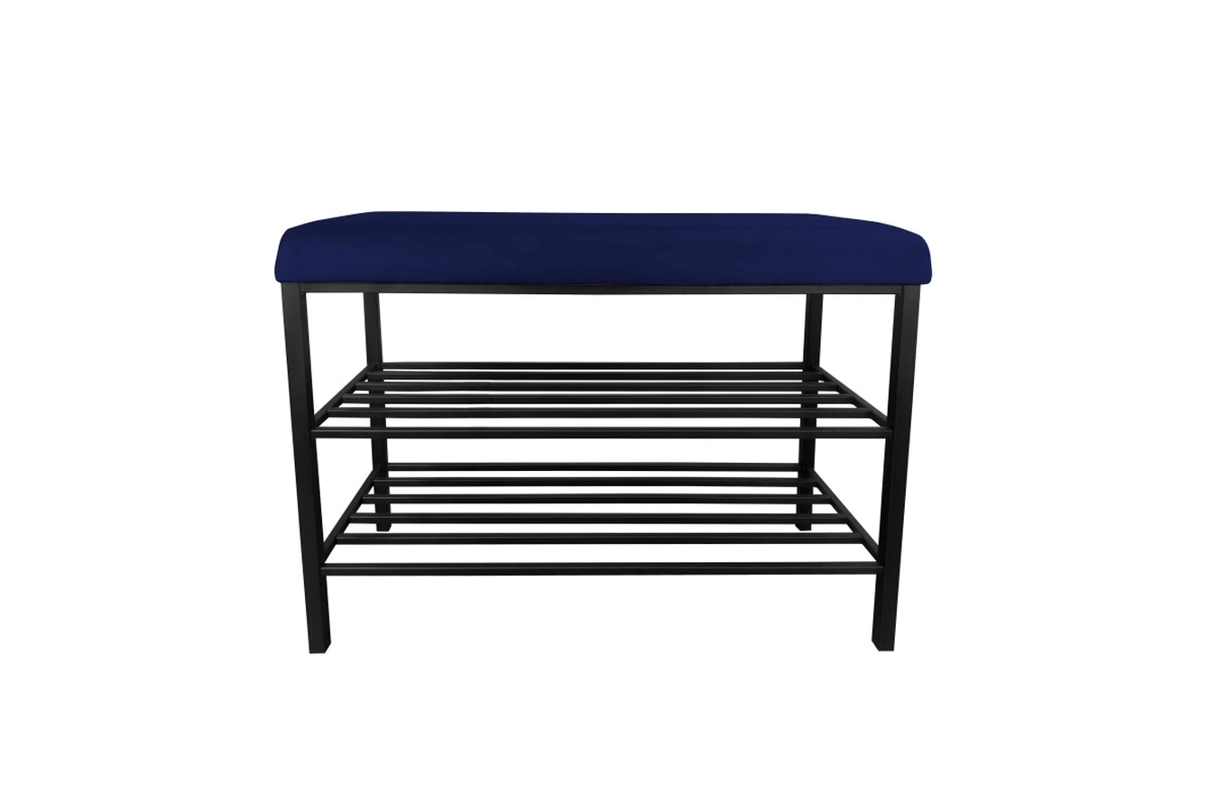 Tapicerowana ławka na buty DEXTER na metalowych nogach / kolor tkaniny do wyboru!