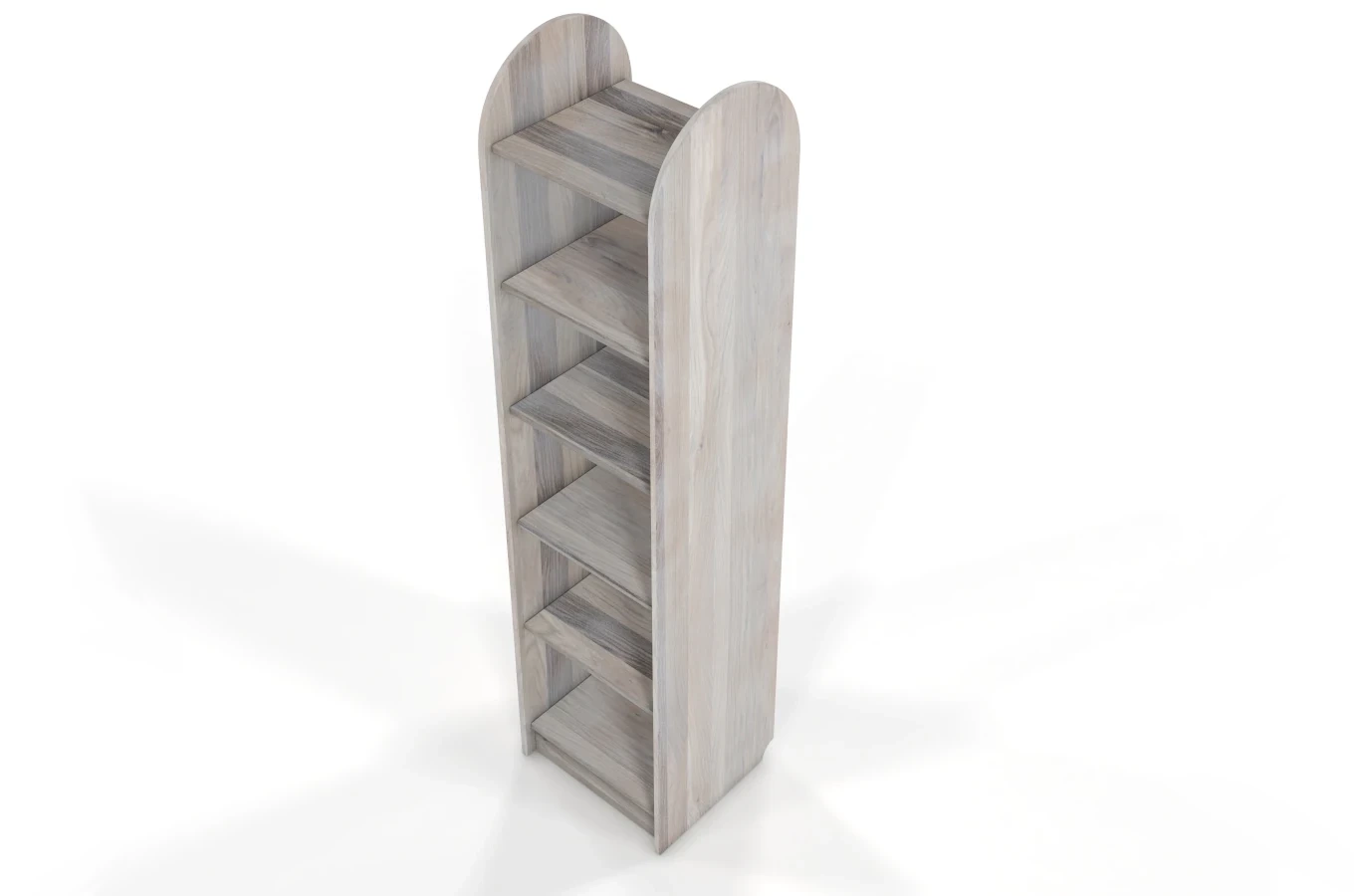 Regał drewniany dębowy Visby KLIPPEN / 3 szerokości