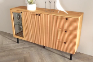 Komoda bukowa Visby Norvik / szerokość 160 cm / kolor naturalny