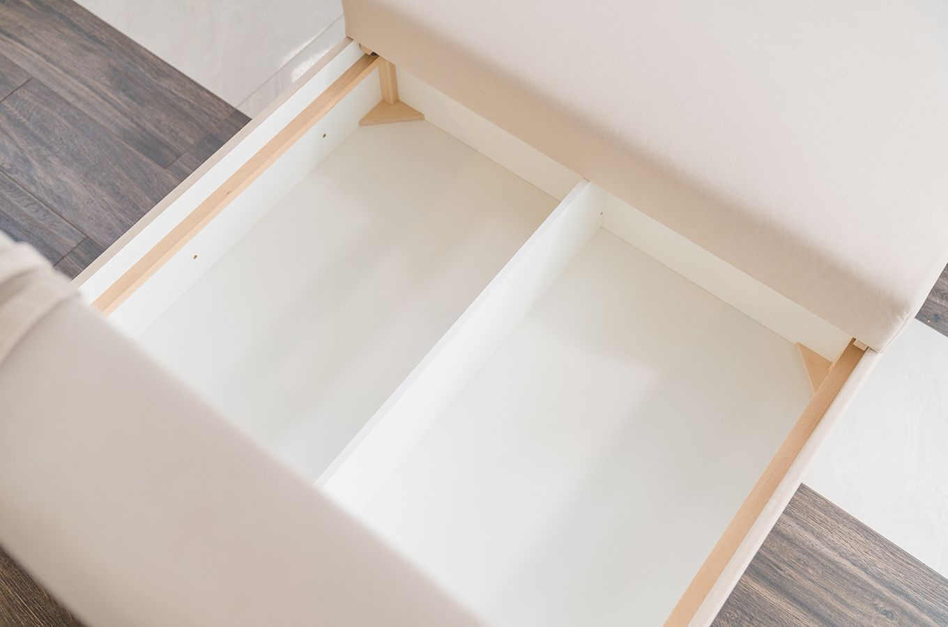 Nowoczesna rozkładana sofa Dancan OLGA z funkcją spania i pojemnikiem na pościel / 4 szerokości + 5 kolorów do wyboru!