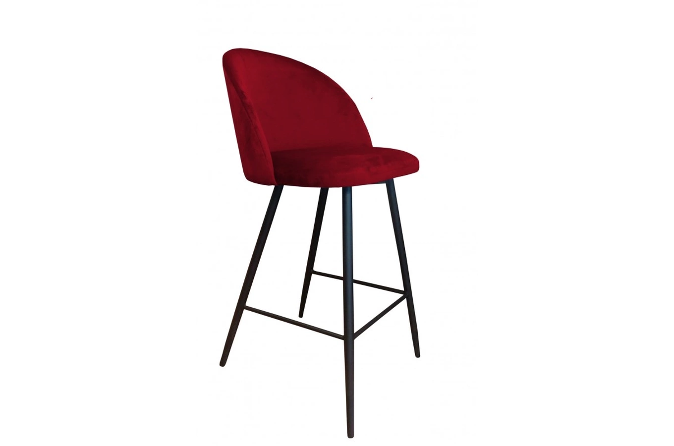 Tapicerowany hoker CELYN na metalowych nogach