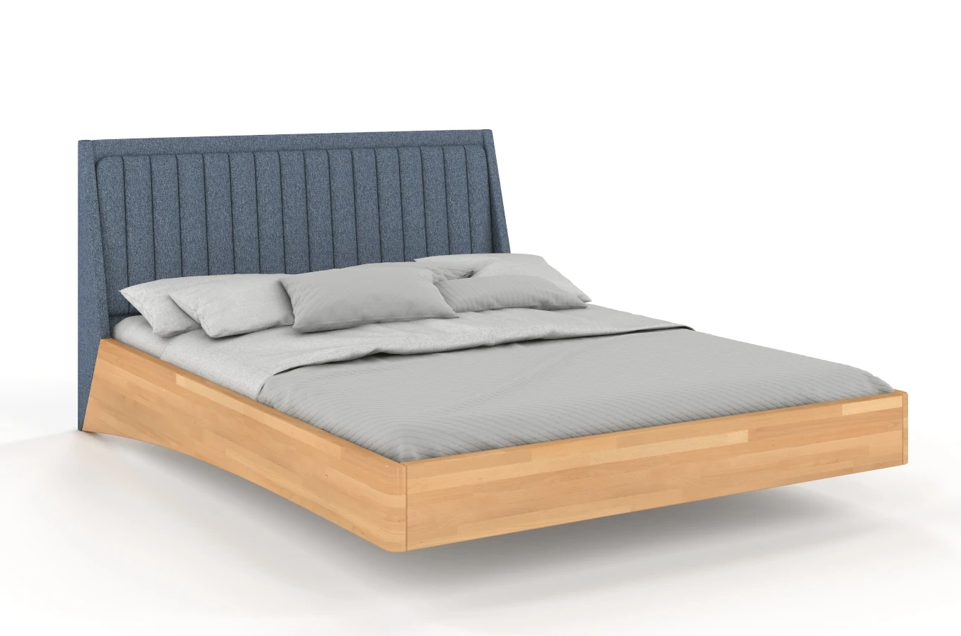 Łóżko lewitujące drewniane bukowe Visby ULF