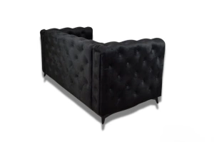 Elegancka 3-osobowa sofa MEDIOLAN III w stylu Chesterfield / szerokość 239 cm