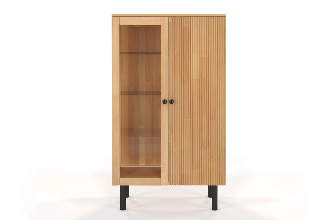 Witryna bukowa Visby NORVIK High / szer. 80 cm