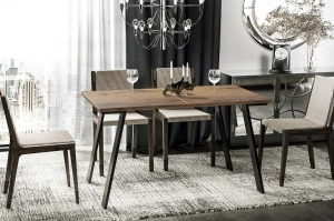 Nowoczesny rozkładany stół LIWIA 130-210 x 80 cm (dąb monastery)