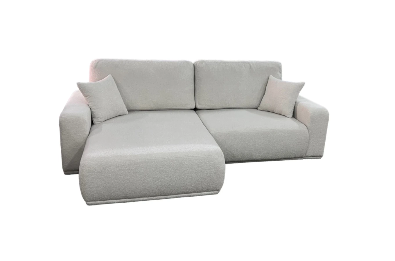 Nowoczesny narożnik LAPIS z funkcją spania i pojemnikiem na pościel