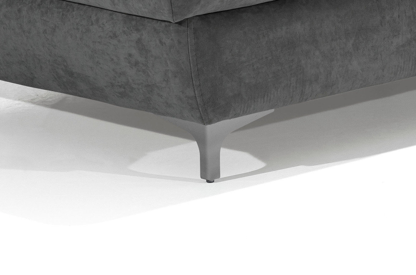 Nowoczesny rozkładany narożnik NANTES z pojemnikiem na pościel