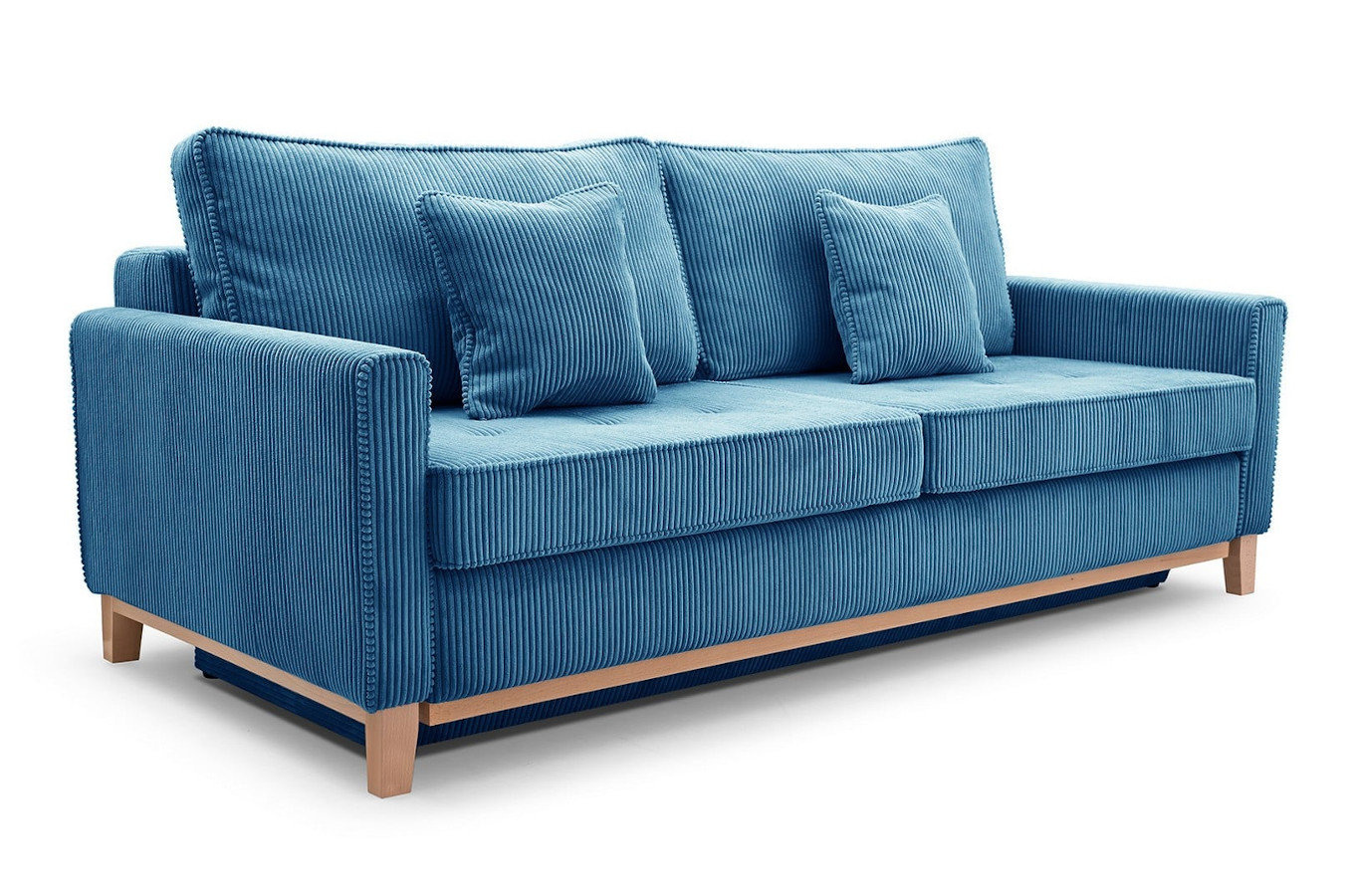 Elegancka rozkładana sofa PAROS z pojemnikiem na pościel