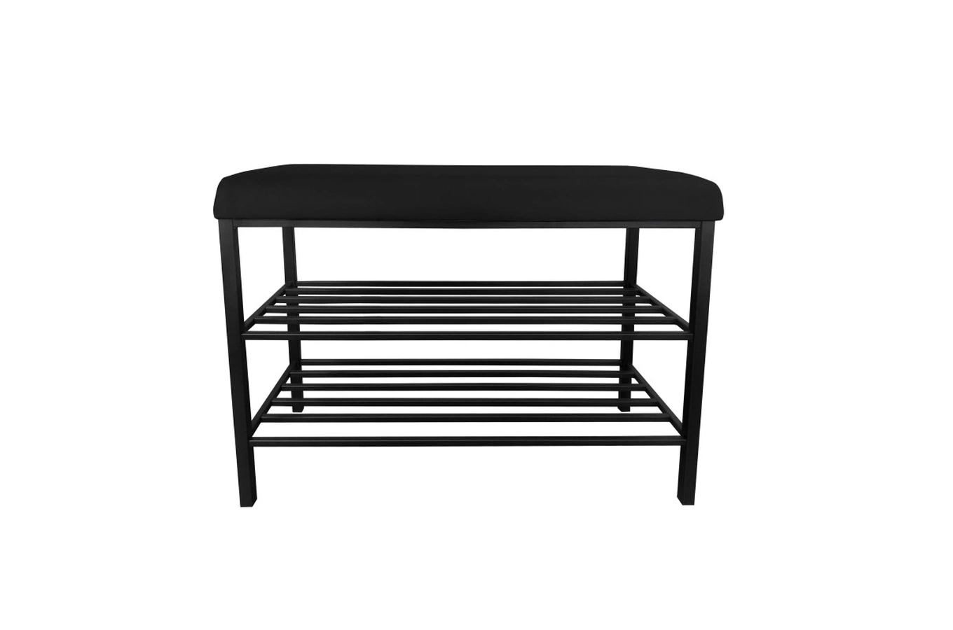 Tapicerowana ławka na buty DEXTER na metalowych nogach / kolor tkaniny do wyboru!