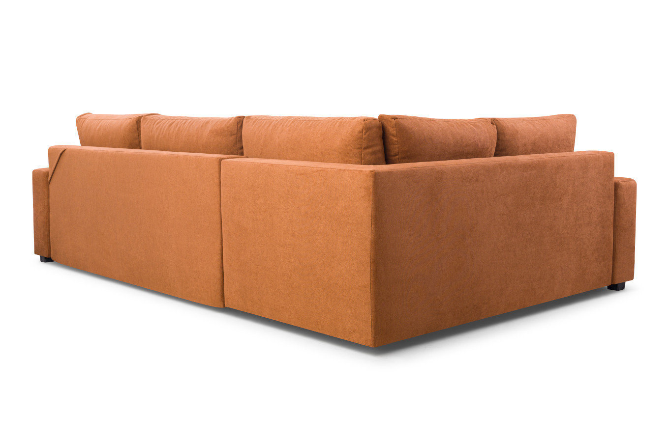 Nowoczesny rozkładany narożnik PEDRO z pojemnikiem na pościel