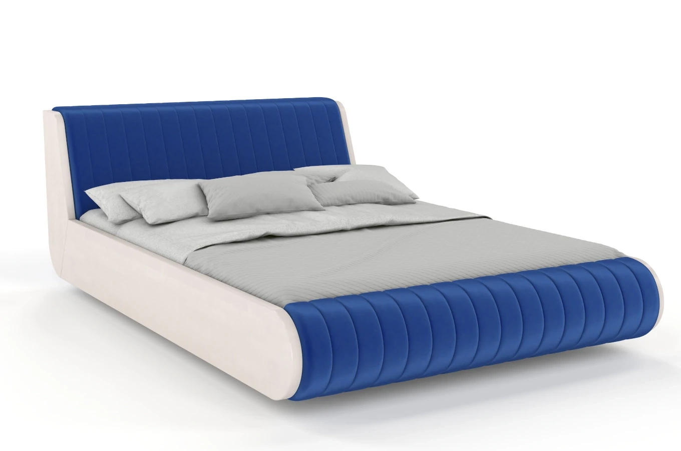 Łóżko lewitujące drewniane bukowe Visby HARALD