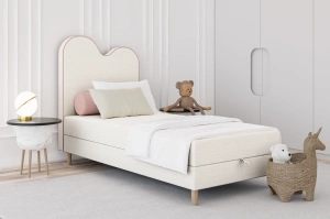 Tapicerowane dziecięce łóżko kontynentalne NEMO / szer. 90 cm