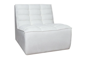 Nowoczesny fotel FLUFFY z głębokim pikowaniem