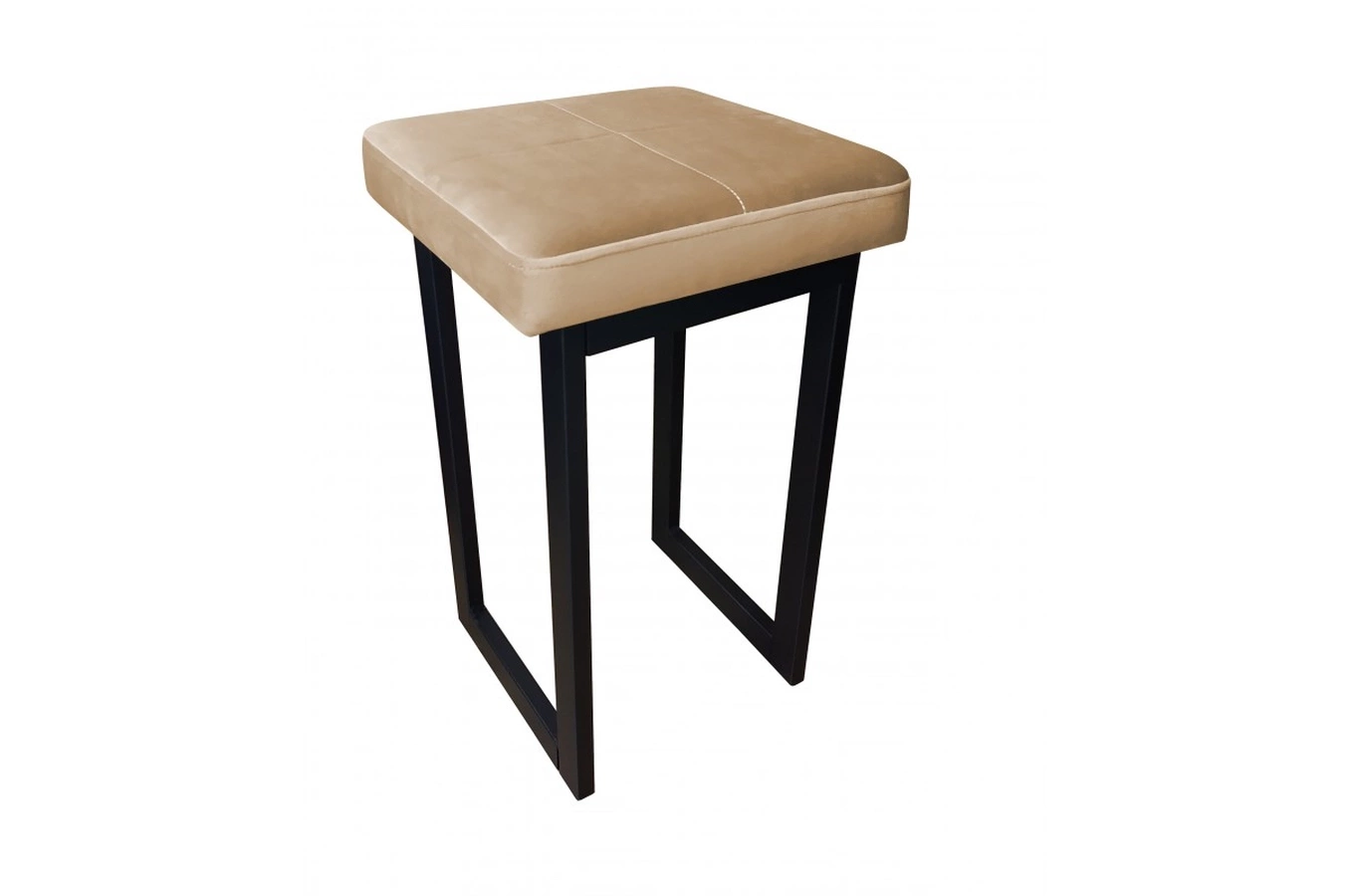 Tapicerowany taboret PRIMO na metalowych nogach / kolor tkaniny + podstawy do wyboru!